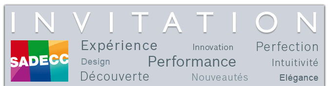 BSH vous invite à SADECC, Le salon professionnel de la cuisine équipée et de l'agencement de l'habitat.