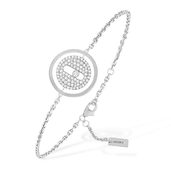 Bracelet Bracelet Lucky Move PM Or Blanc