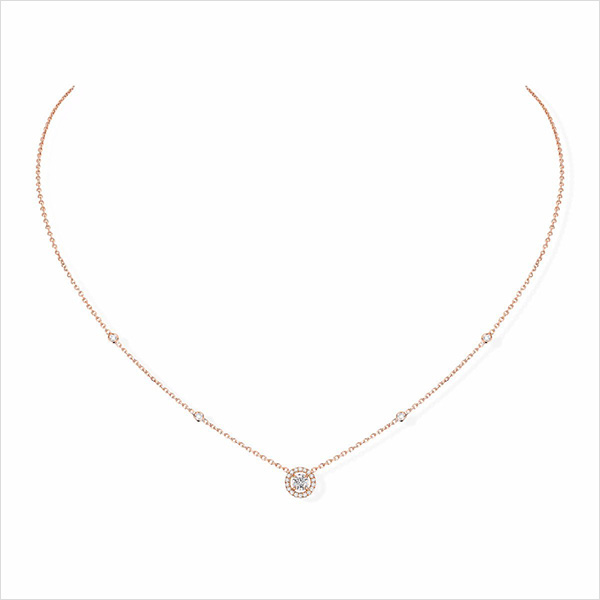 Collier joy diamant rond 