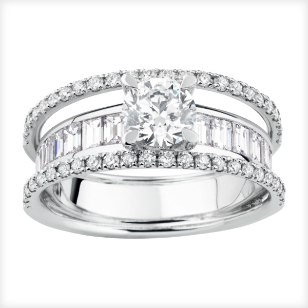 Bague « Conte de fée » Or blanc et diamants