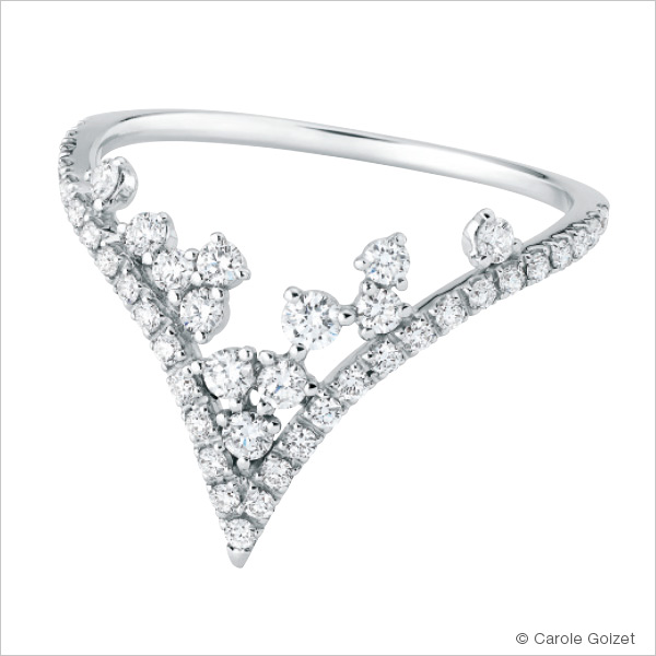 Bague « Victoire » Or blanc et diamants