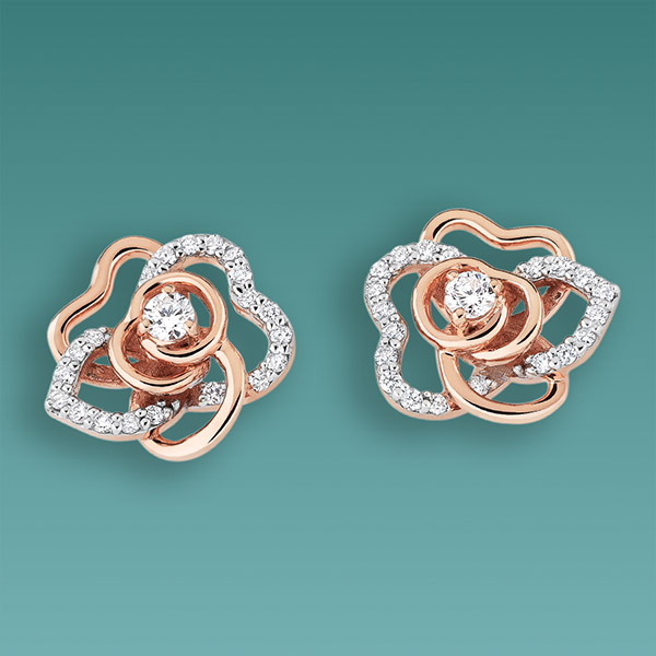 Bague « Belize » or rose & émeraude
