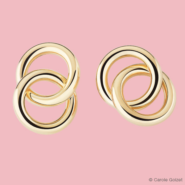 Boucles d’oreilles « Odéon » boucles d’oreilles Or jaune