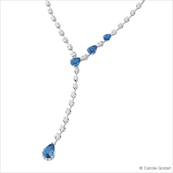 Bague « Ivanah » Or rose, améthyste, aigue marine et diamants