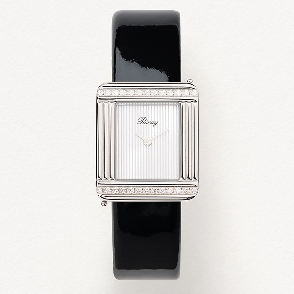 Ma Première - Acier 2 lignes diamants - Gris ligné