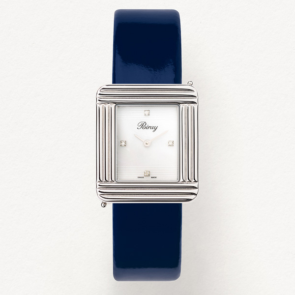 Ma Première - Acier - Nacre blanche, 4 index diamants