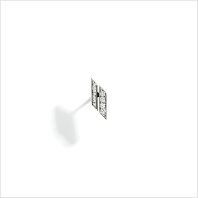 Puce Anyway slash en argent