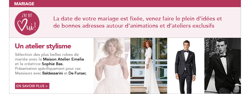 La date de votre mariage est fixée, venez faire le plein d’idées