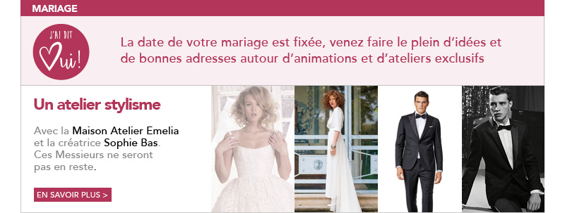 La date de votre mariage est fixée, venez faire le plein d’idées