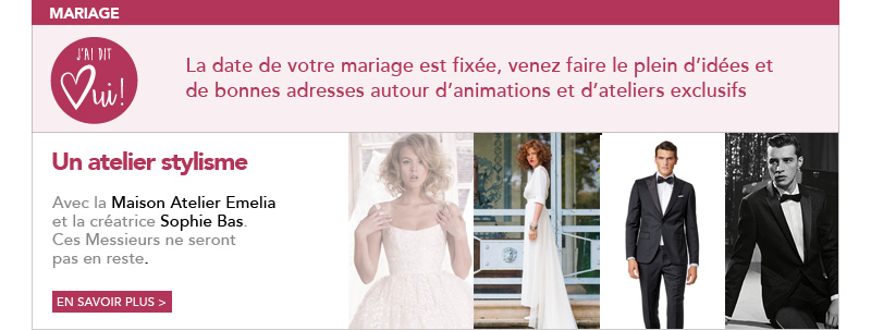 La date de votre mariage est fixée, venez faire le plein d’idées