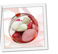 1 Boule transparente 