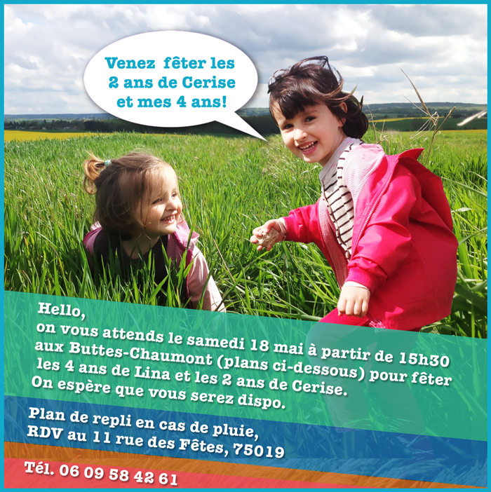 Venez fêter mon anniversaire 12 mai 2012