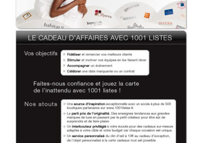 1001listes Newsletter Offre Cadeaux d'affaires