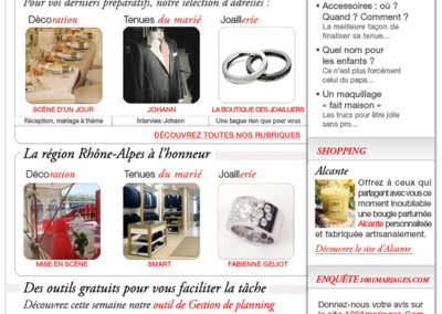 1001mariages Newsletter Outils B
