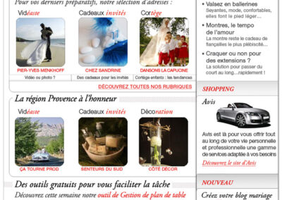 1001mariages Newsletter Outils E