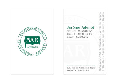 Atelier 3AR carte de visite moderne