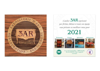 Atelier 3AR carte de vœux 2021