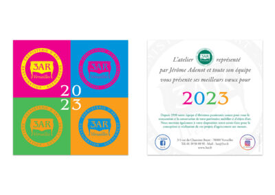 Atelier 3AR carte de vœux 2023