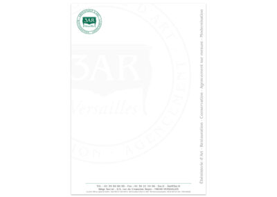 Atelier 3AR Papier en tête
