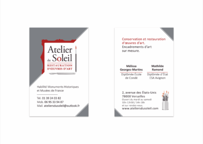 Carte de visite global Atelier du Soleil