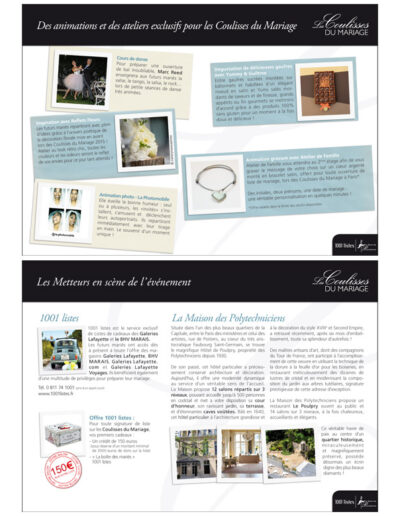 Coulisses du Mariage Dossier de Presse C