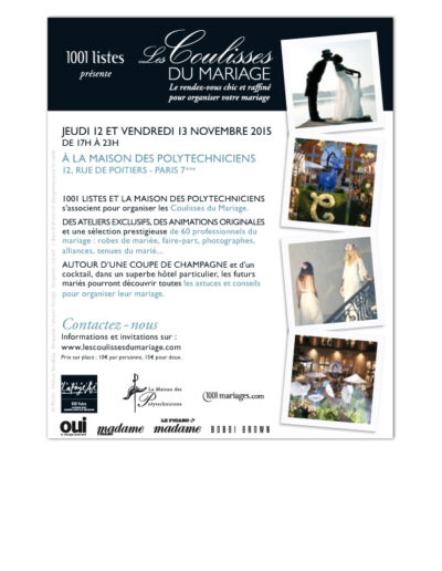 Coulisses du Mariage Flyer A