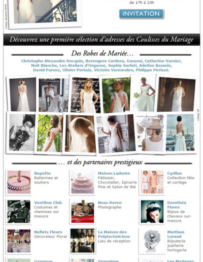 Coulisses du Mariage Newsletter D