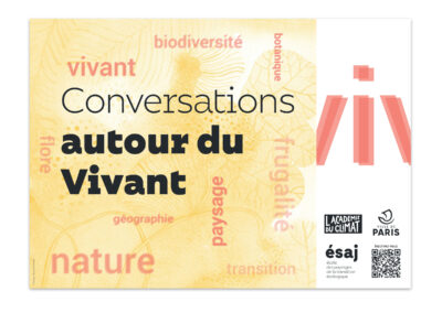 Programme Conversation autour du vivant à l'Académie du Climat 2021