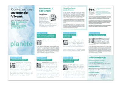 Programme Conversation autour du vivant à l'Académie du Climat 2022