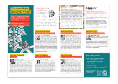 Programme Conversation autour du vivant à l'Académie du Climat 2024