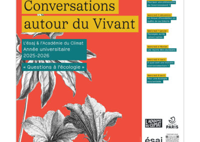 Programme Conversation autour du vivant à l'Académie du Climat 2025