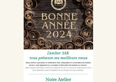 Newsletter 3AR Carte de vœux 2024