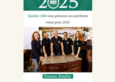 Newsletter 3AR Carte de vœux 2025