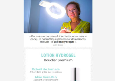 Newsletter Joelle Ciocco Centre de Soins