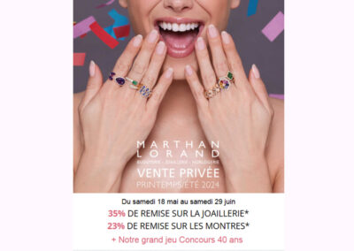 Newsletter Marthan Lorand 40ans