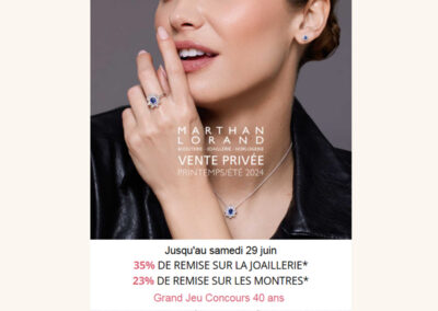 Newsletter Marthan Lorand Ventes 2024 relance